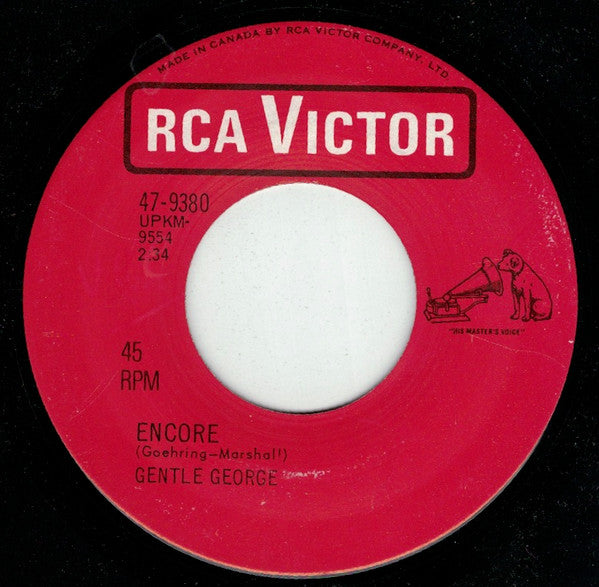 Gentle George : Toll The Bell For Henry Hollaway! / Encore (7", Single)