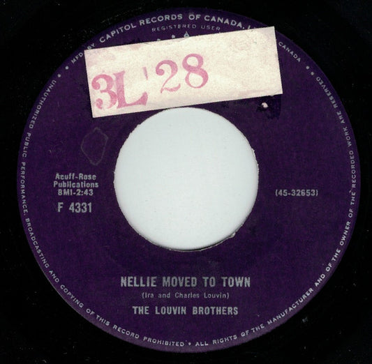 The Louvin Brothers : The Stagger (7", Single)
