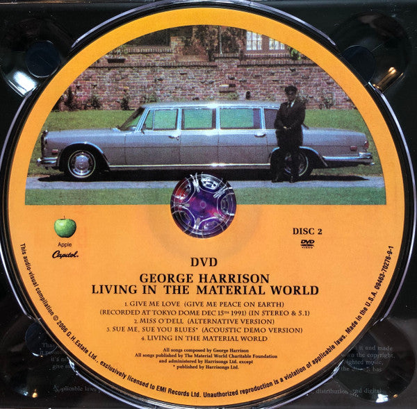 George Harrison : Living In The Material World (CD, Album, Ltd, RE, RM + DVD-V, Multichannel, NTSC)