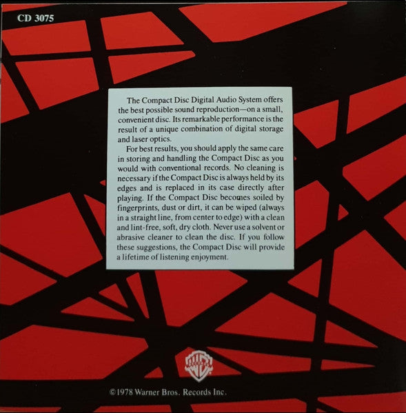 Van Halen : Van Halen (CD, Album, RE)