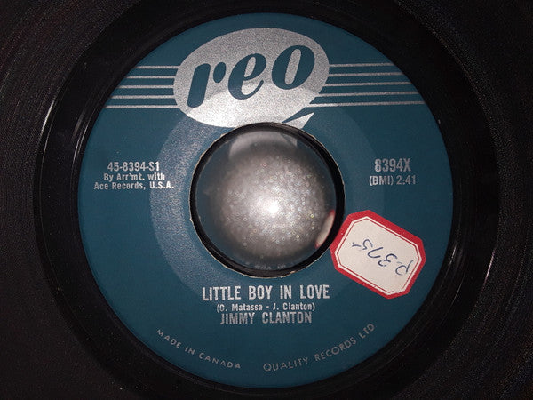 Jimmy Clanton : Little Boy In Love / My Own True Love (7", Single)
