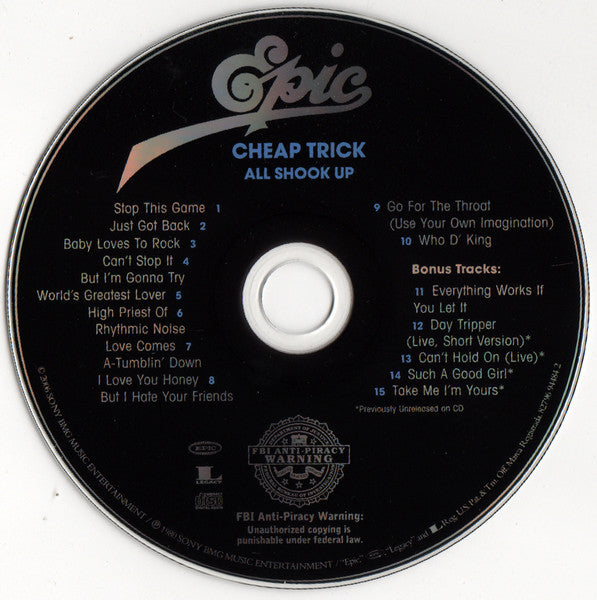 Cheap Trick : All Shook Up (CD, Album, RE, RM)