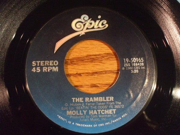 Molly Hatchet : The Rambler / Get Her Back (7", Single, Styrene)