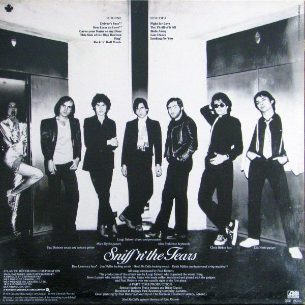 Sniff 'n' The Tears : Fickle Heart (LP, Album, Don)