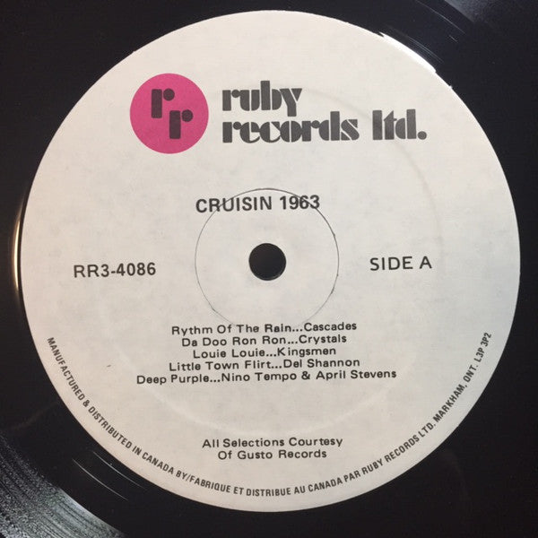 Various : Cruisin' 1963 (LP, Comp)