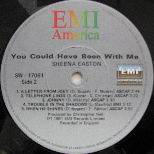 Sheena Easton : You Could Have Been With Me (LP, Album)