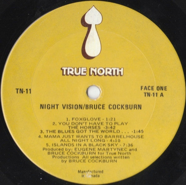 Bruce Cockburn : Night Vision (LP, Album)