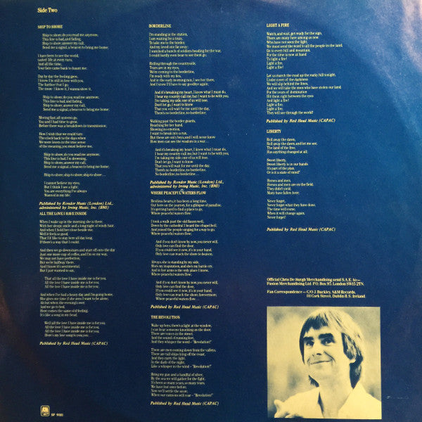 Chris de Burgh : The Getaway (LP, Album, Don)