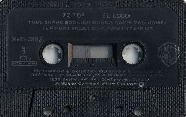 ZZ Top : El Loco (Cass, Album, RE, Dol)
