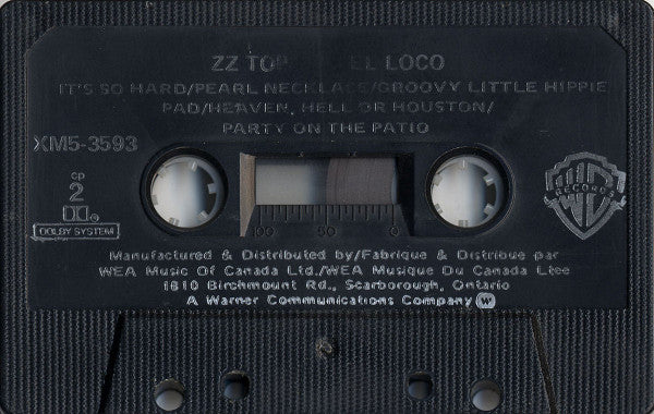ZZ Top : El Loco (Cass, Album, RE, Dol)