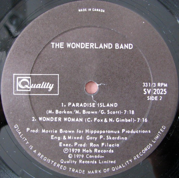 The Wonderland Band : Wonder Woman (LP, Album)
