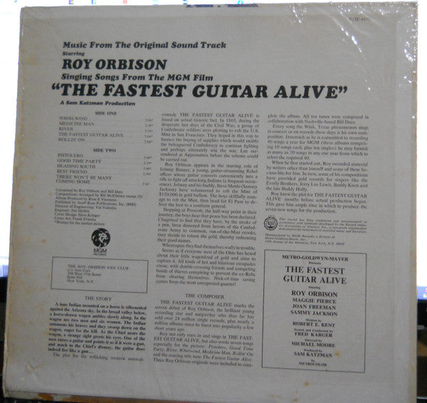 Roy Orbison : The Fastest Guitar Alive (LP, Album, MGM)