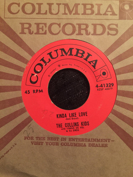 The Collins Kids With Frank De Vol And His Orchestra : Sugar Plum (7", Single, Styrene)
