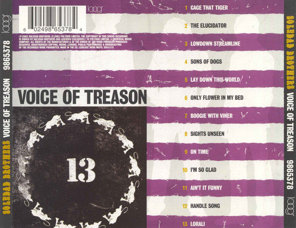 Soledad Brothers : Voice Of Treason (CD, Album)