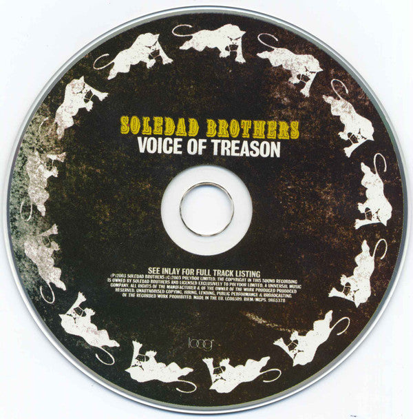 Soledad Brothers : Voice Of Treason (CD, Album)