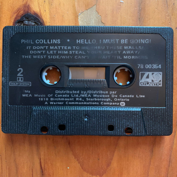 Phil Collins : Hello, I Must Be Going! (Cass, Album, Sup)