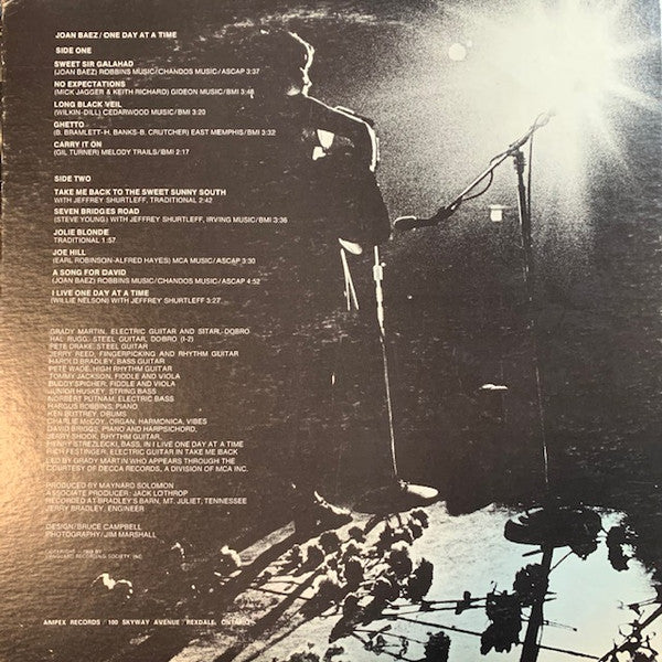 Joan Baez : One Day At A Time (LP, Album, Gat)