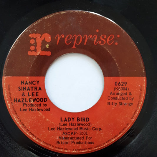 Nancy Sinatra & Lee Hazlewood : Lady Bird / Sand (7", Single)