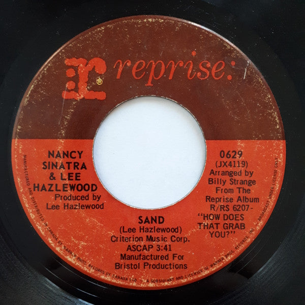 Nancy Sinatra & Lee Hazlewood : Lady Bird / Sand (7", Single)