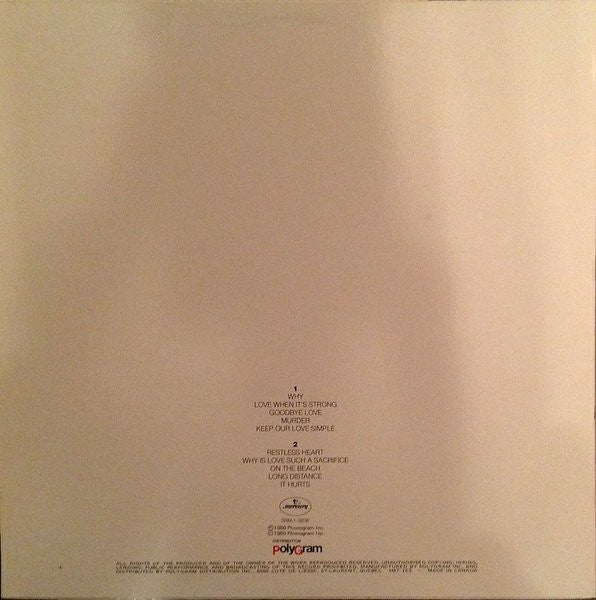 Southside Johnny & The Asbury Jukes : Love Is A Sacrifice (LP, Album)