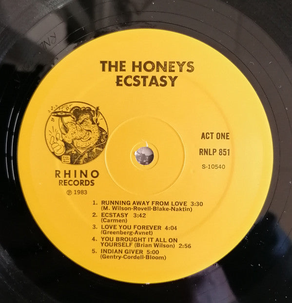 The Honeys : Ecstasy (LP, Album)