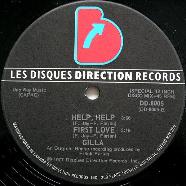 Gilla : Help, Help (12")