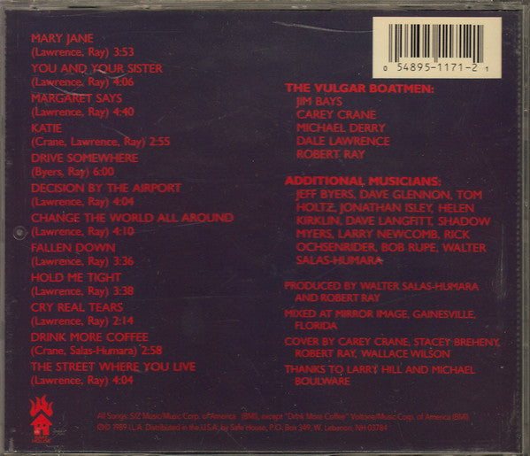 The Vulgar Boatmen : You And Your Sister (CD, Album)