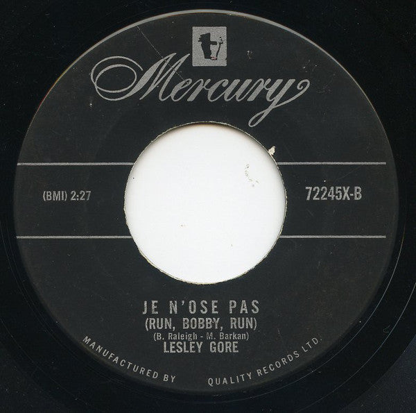 Lesley Gore : Je Ne Sais Plus (You Don't Own Me) (7", Single)