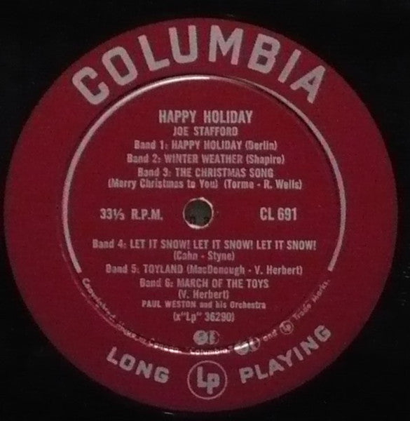Jo Stafford : Happy Holiday (LP)