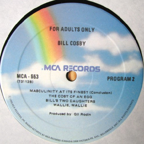 Bill Cosby : For Adults Only (LP, Album)