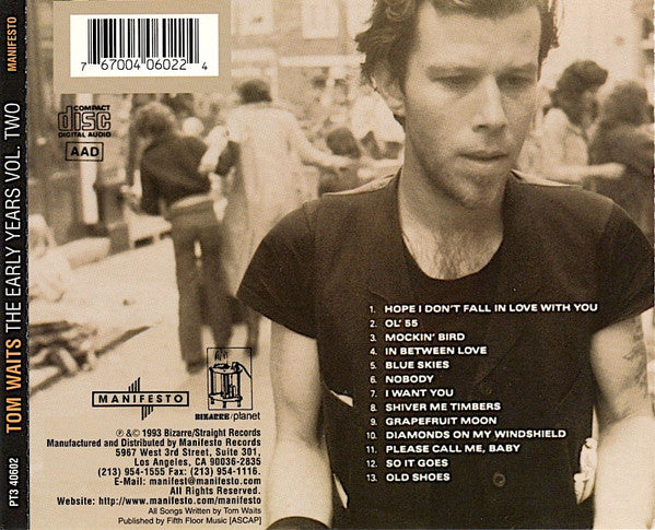 Tom Waits : The Early Years Vol. 2 (CD, Comp)