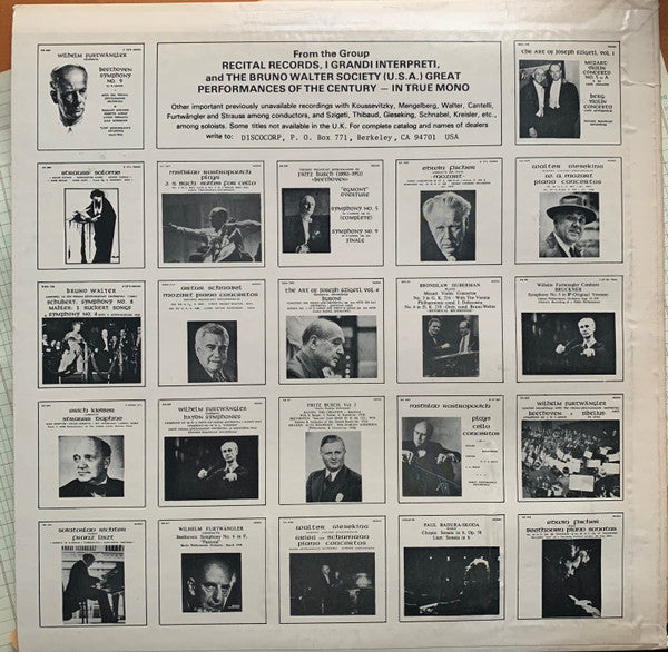 Pyotr Ilyich Tchaikovsky / Johann Sebastian Bach - Mischa Elman With Paul Paray Cond. Boston Symphony Orchestra / Lawrance Collingwood : Concerto In D, Op. 35 / Concerto In E, BWV 1042 (LP, Mono)