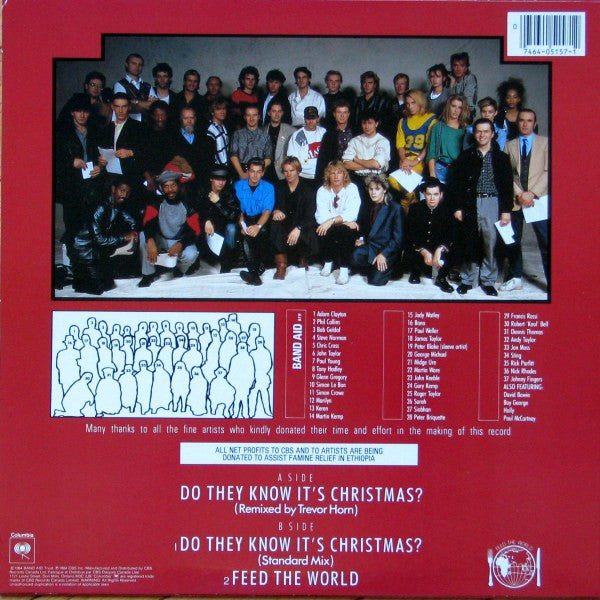 Band Aid : Do They Know It's Christmas? (12", Single)