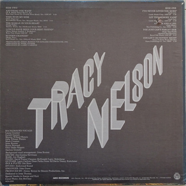 Tracy Nelson : Time Is On My Side (LP, Album)