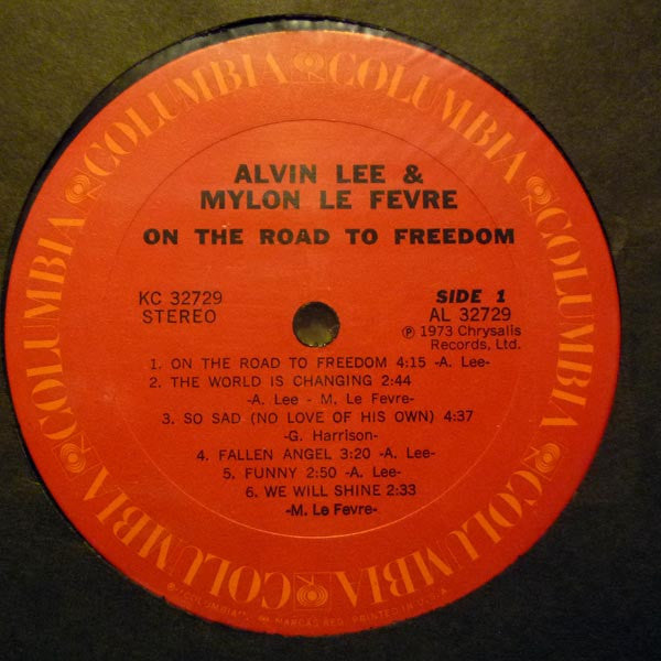 Alvin Lee & Mylon Le Fevre* : On The Road To Freedom (LP, Album, Gat)