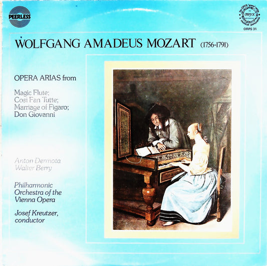 Wolfgang Amadeus Mozart, Das Philharmonie Orchester Wiener, Josef Kreuter : Opera Arias from Magic Flute, Cosi Fan Tutte, Marriage Of Figaro, Don Giovanni (LP)