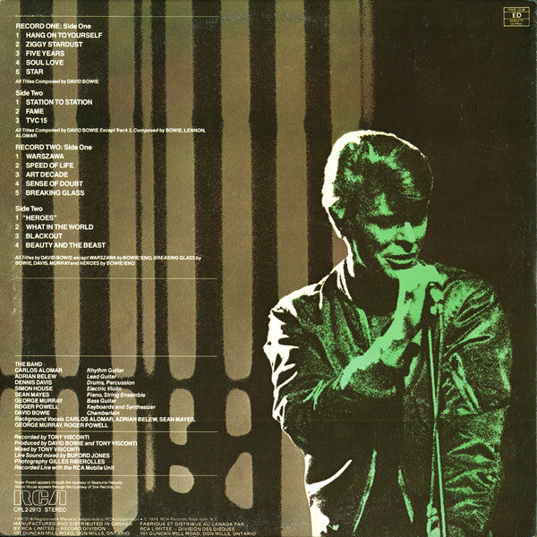 David Bowie : Stage (2xLP, Album)