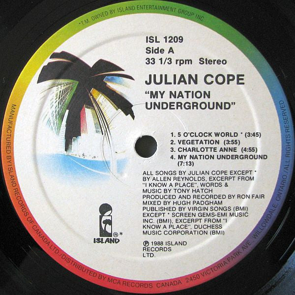 Julian Cope : My Nation Underground (LP, Album)