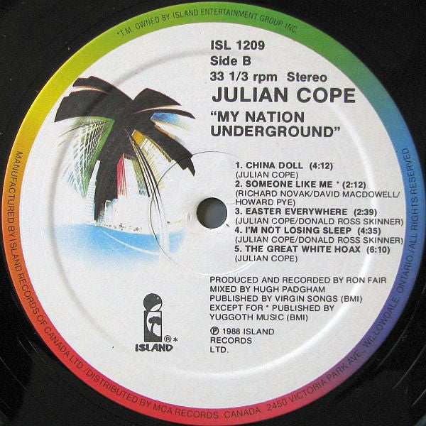 Julian Cope : My Nation Underground (LP, Album)