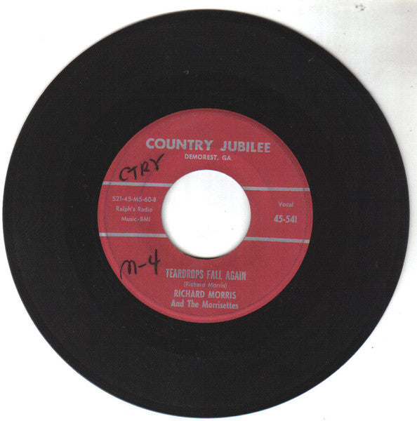 Richard Morris (15) And The Morrisettes : Rosetta / Teardrops Fall Again (7", Single)