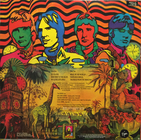 The Dukes Of Stratosphear : 25 O'Clock (12", MiniAlbum)