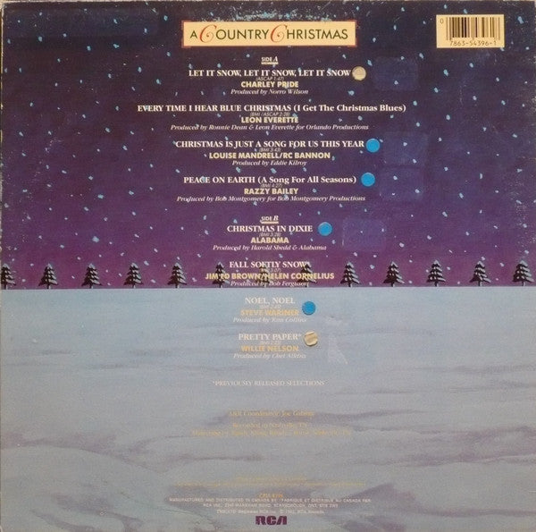 Various : A Country Christmas (LP, Comp)