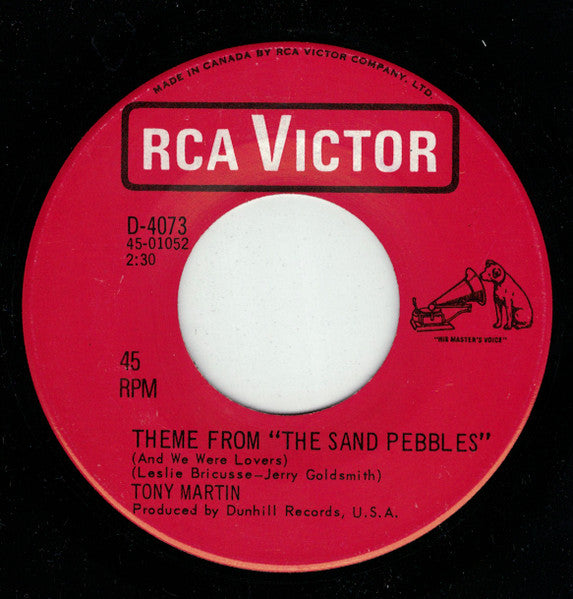 Tony Martin (3) : Theme From "The Sand Pebbles" (And We Were Lovers) / This Year (7", Single)