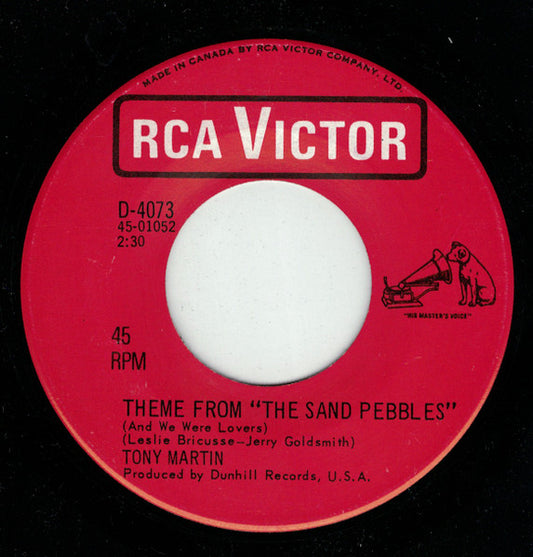 Tony Martin (3) : Theme From "The Sand Pebbles" (And We Were Lovers) / This Year (7", Single)