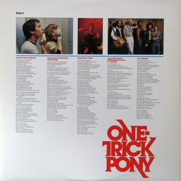 Paul Simon : One-Trick Pony (LP, Album)