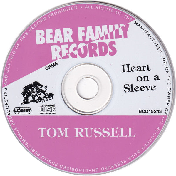 Tom Russell : Heart On A Sleeve (CD, Album)