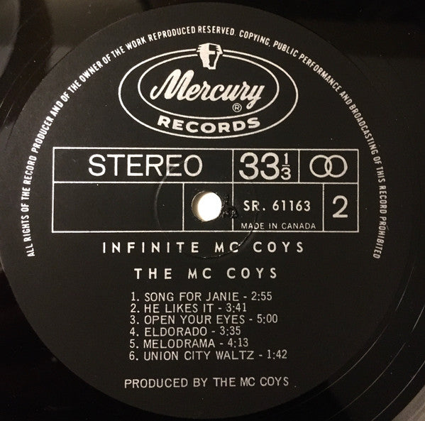 The McCoys : Infinite McCoys (LP, Album)