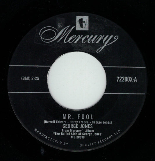 George Jones (2) : Mr. Fool (7", Single)