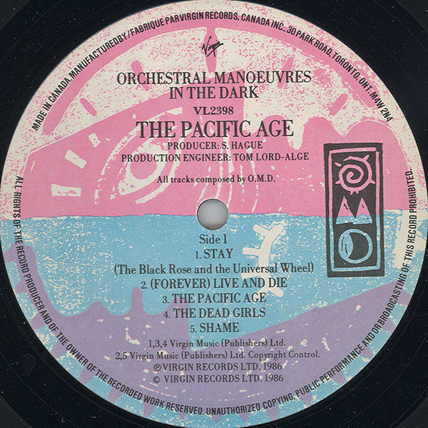 Orchestral Manoeuvres In The Dark : The Pacific Age (LP, Album)