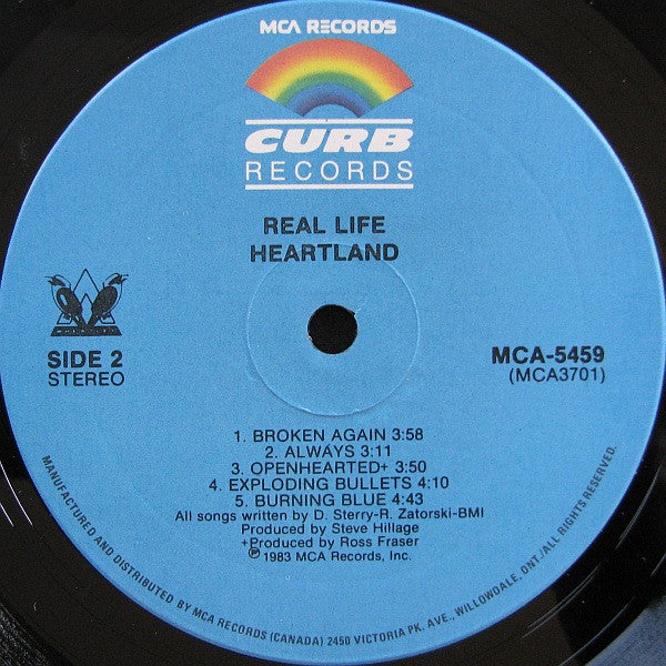 Real Life : Heartland (LP, Album)